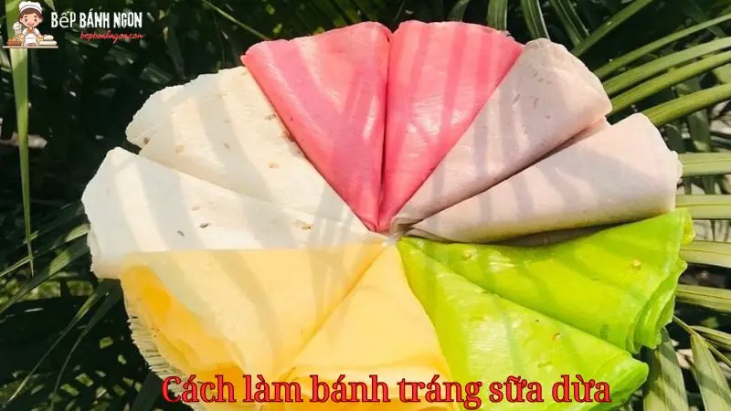 Bật mí cách làm bánh tráng sữa dừa thơm ngon, béo ngậy chỉ với 5 bước đơn giản