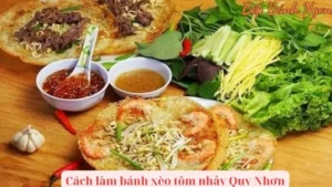 Bật mí bí quyết Cách làm bánh xèo tôm nhảy Quy Nhơn “chuẩn vị”