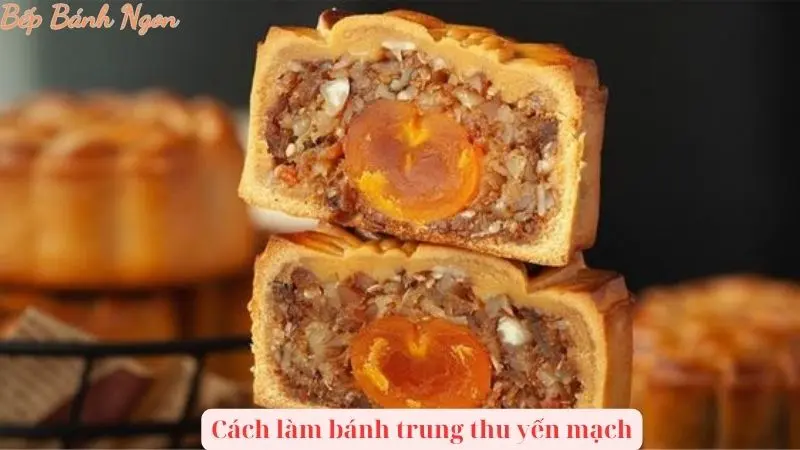 cách làm bánh trung thu yến mạch